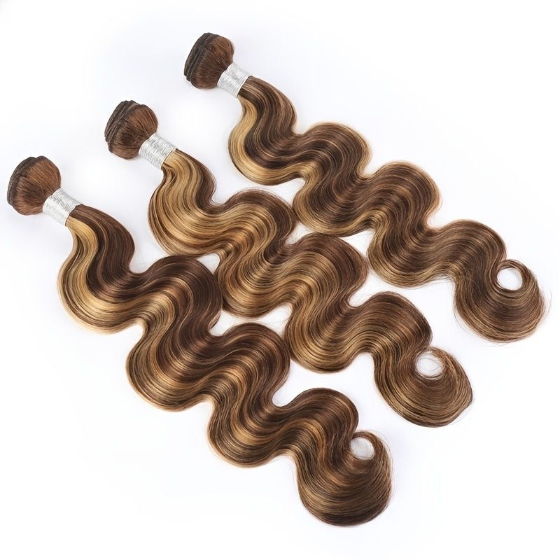 Extensiones mezcla rubio