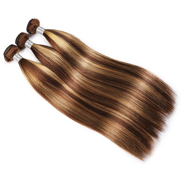 Extensiones mezcla rubio