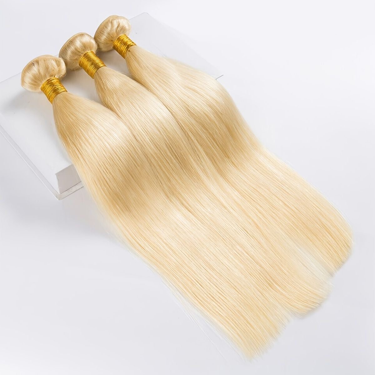 Extensiones rubias (extra claras)